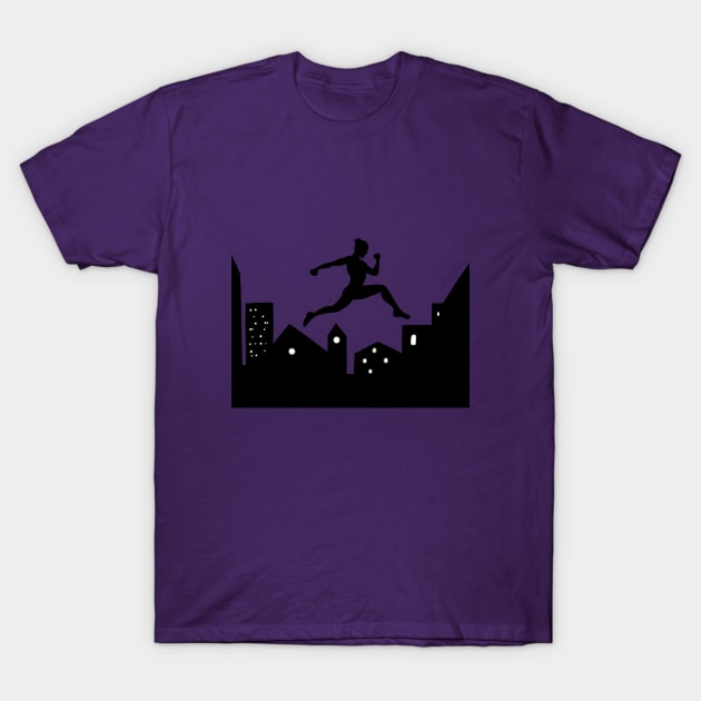 The Dancer - Rooftops T-Shirt by indestructibleart